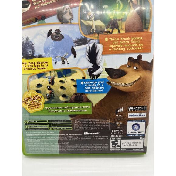 Open Season Original Microsoft Xbox Game Complete With Manual Free Shipping - Picture 3 of 6